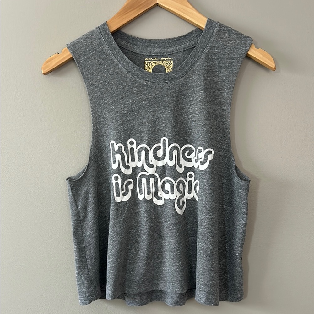 Spiritual Gangster Kindness is Magic Tank Sleeveless Muscle Tee Sz‎ Small